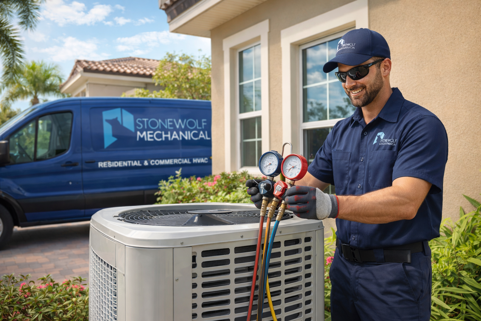Residential air conditioning service