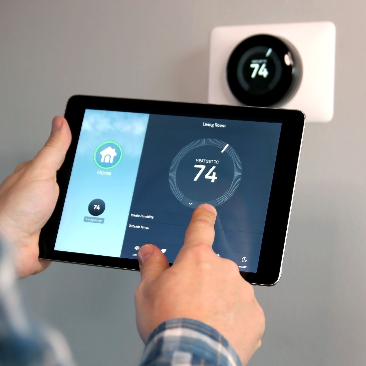 Smart thermostat installation and setup