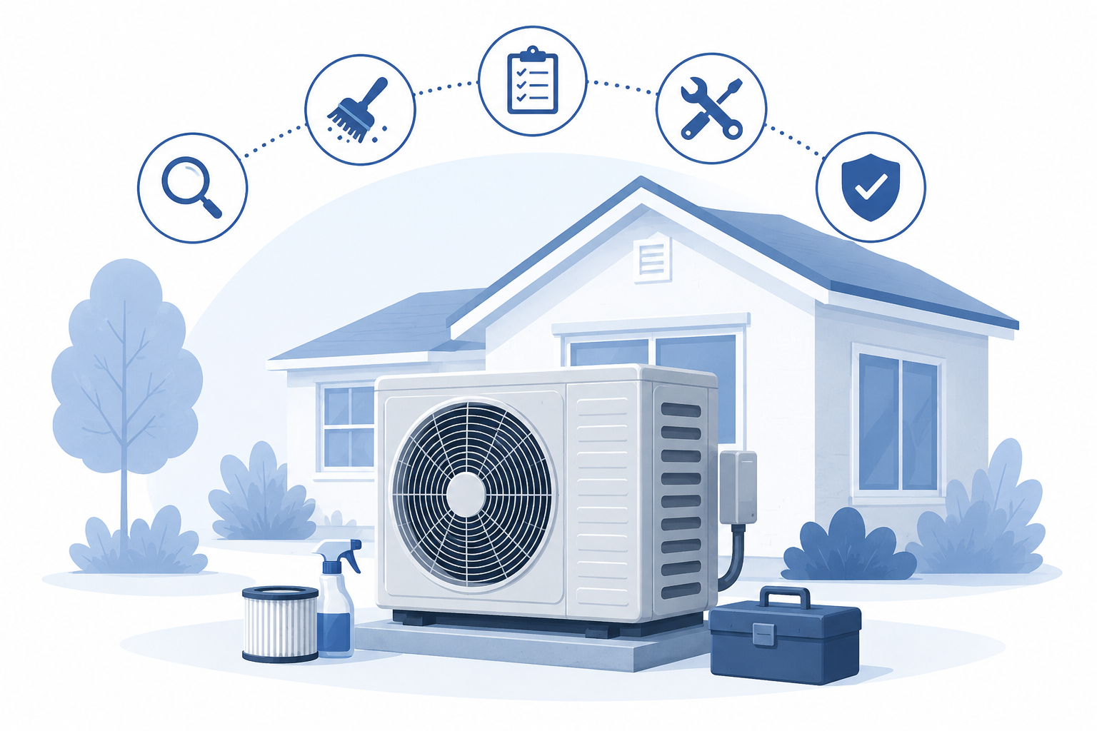 Residential AC maintenance service