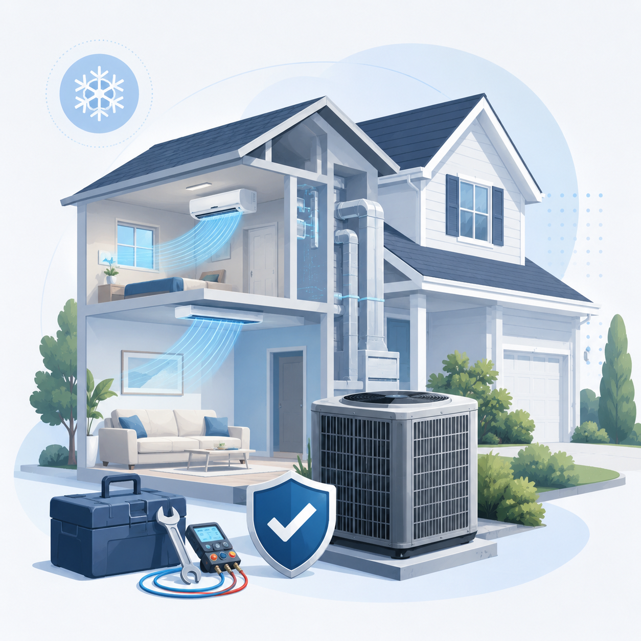Residential AC repair service