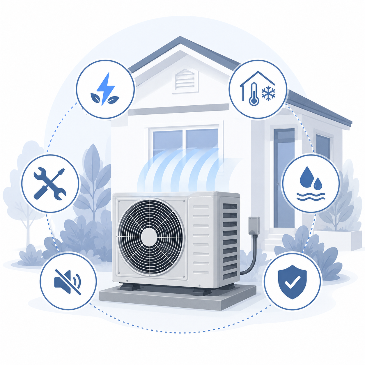 New residential AC replacement system